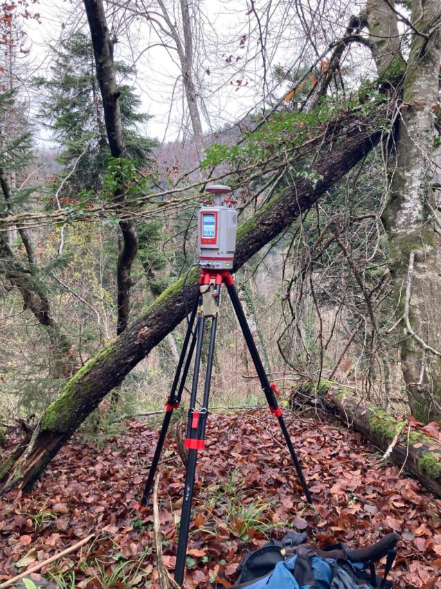 Forschung Naturwaldreservat Rohrach - Terrestrisches Laserscanning